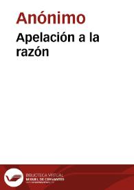 Portada:Apelación a la razón