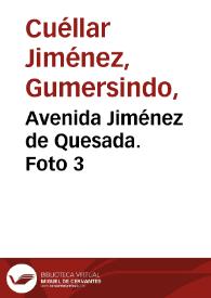 Portada:Avenida Jiménez de Quesada. Foto 3