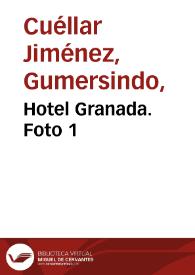 Portada:Hotel Granada. Foto 1