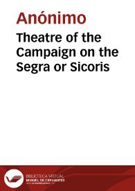 Portada:Theatre of the Campaign on the Segra or Sicoris