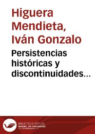 Portada:Persistencias históricas y discontinuidades espaciales: territorios comunitarios en el Pacífico colombiano