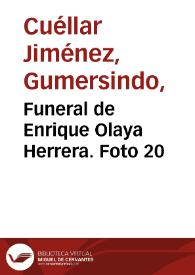 Portada:Funeral de Enrique Olaya Herrera. Foto 20