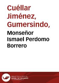 Portada:Monseñor Ismael Perdomo Borrero