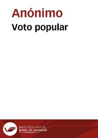 Portada:Voto popular