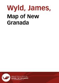 Portada:Map of New Granada