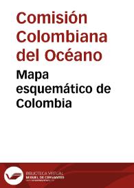 Portada:Mapa esquemático de Colombia