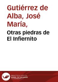 Portada:Otras piedras de El Infiernito