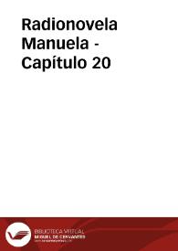 Portada:Radionovela Manuela - Capítulo 20