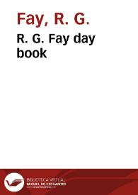Portada:R. G. Fay day book