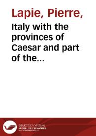 Portada:Italy with the provinces of Caesar and part of the province of Pompey