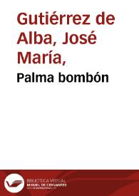 Portada:Palma bombón