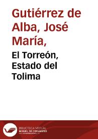 Portada:El Torreón, Estado del Tolima