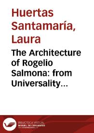 Portada:The Architecture of Rogelio Salmona: from Universality to Local Identity