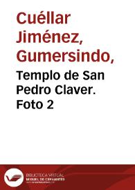 Portada:Templo de San Pedro Claver. Foto 2