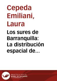 Portada:Los sures de Barranquilla: La distribución espacial de la pobreza