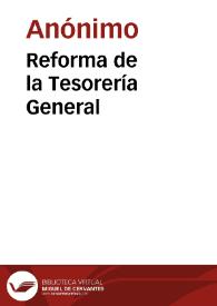 Portada:Reforma de la Tesorería General