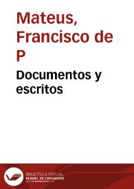 Portada:Documentos y escritos