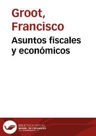 Portada:Asuntos fiscales y económicos