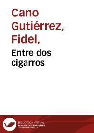 Portada:Entre dos cigarros