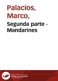 Portada:Segunda parte - Mandarines