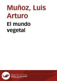 Portada:El mundo vegetal