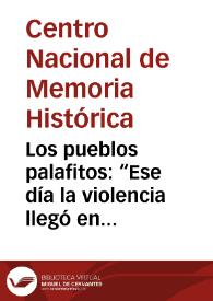 Portada:Los pueblos palafitos: “Ese día la violencia llegó en canoa…\"