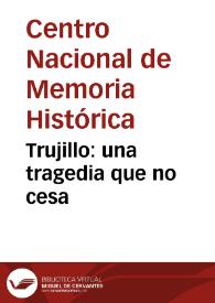 Portada:Trujillo: una tragedia que no cesa