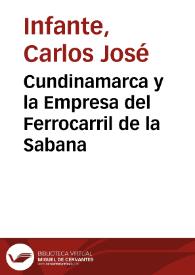 Portada:Cundinamarca y la Empresa del Ferrocarril de la Sabana