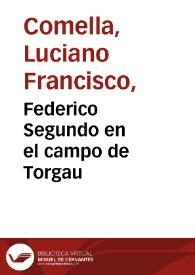 Portada:Federico Segundo en el campo de Torgau