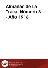 Portada:Almanac de La Traca: Número 3 - Año 1916