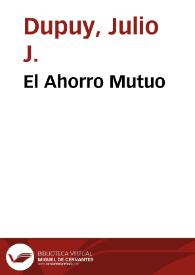 Portada:El Ahorro Mutuo