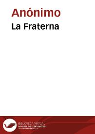 Portada:La Fraterna