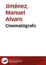 Portada:Cinematógrafo