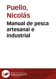 Portada:Manual de pesca artesanal e industrial