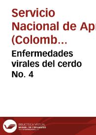 Portada:Enfermedades virales del cerdo No. 4