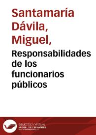 Portada:Responsabilidades de los funcionarios públicos