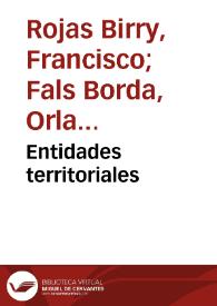 Portada:Entidades territoriales