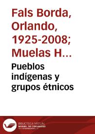 Portada:Pueblos indígenas y grupos étnicos