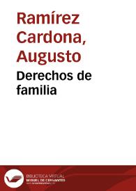 Portada:Derechos de familia