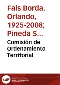 Portada:Comisión de Ordenamiento Territorial 