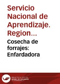 Portada:Cosecha de forrajes: Enfardadora