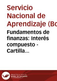 Portada:Fundamentos de finanzas: Interés compuesto - Cartilla No. 19