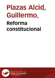 Portada:Reforma constitucional