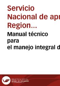 Portada:Manual técnico para el manejo integral de cuencas hidrográficas