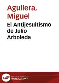Portada:El Antijesuitismo de Julio Arboleda