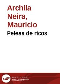 Portada:Peleas de ricos