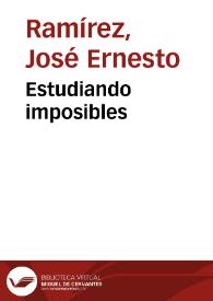 Portada:Estudiando imposibles