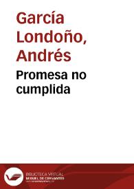 Portada:Promesa no cumplida