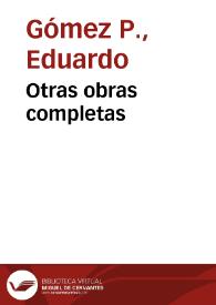 Portada:Otras obras completas