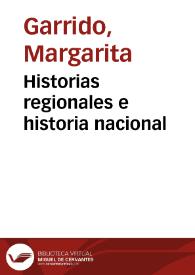 Portada:Historias regionales e historia nacional